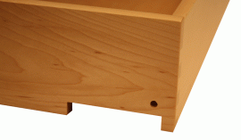 Rear Notch Drawer Box