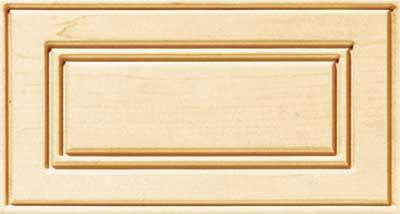 Solid Slab Routed Vermont Drawer Fronts
