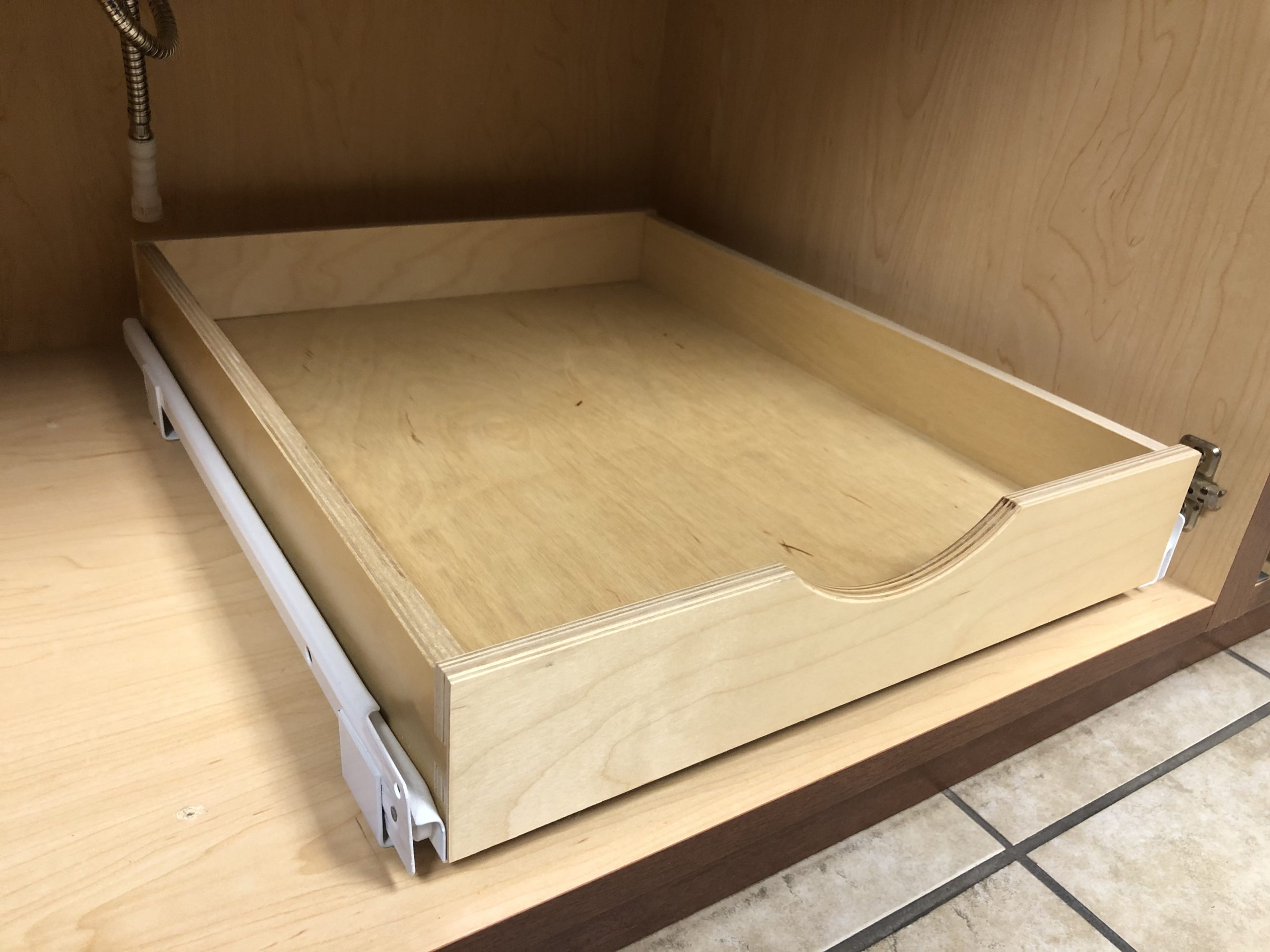 Install PullOut Drawer System Using Houck 950 Bottom Mounted Slides